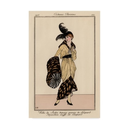 Trademark Fine Art Unknown 'Vintage French Fashion Ii' Canvas Art, 12x19 WAG07793-C1219GG